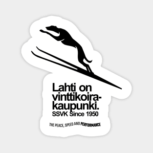 SSVK SINCE 1950 - LAHTI ON VINTTIKOIRAKAUPUNKI Magnet