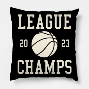 High School Basketball League Champions Champs 2023 Pillow