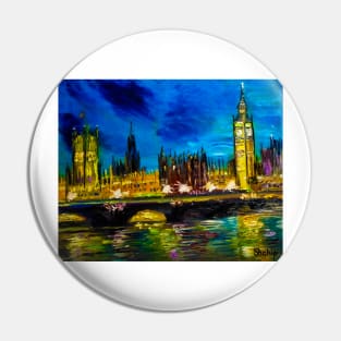 London. Big-Ben tower Pin