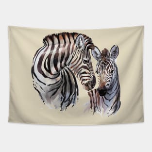 Zebra Wild Art Tapestry