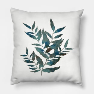 Wild Green Garden Pillow