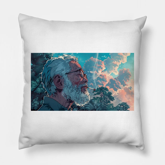 peaceful thoughts Pillow by occulTS