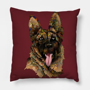 Wild German Shepherd Pillow