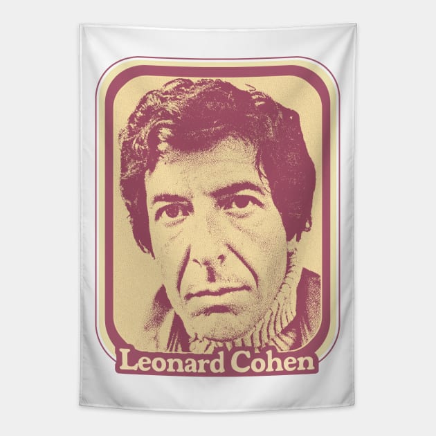 Leonard Cohen // Original Retro Fan Art Design Tapestry by DankFutura