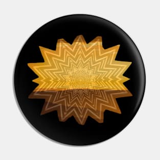 Abstract Sunset Pin