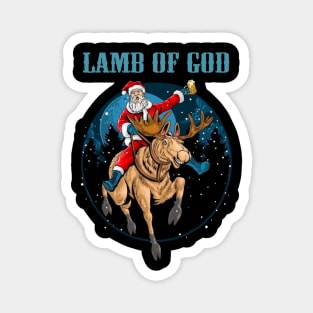 LAMB OF GOD BAND XMAS Magnet