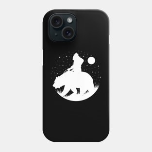 Bigfoot Bear Silhouette Phone Case