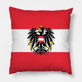 Austrian Flag Pillow