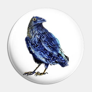 Raving for Ravens Pin