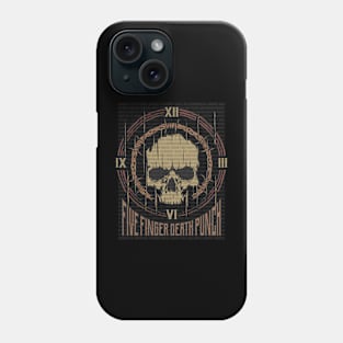 Five Finger Death Punch Vintage Skull Phone Case