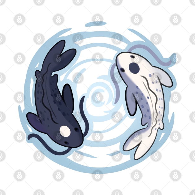 Yin and Yang Koi Fish Edit by Griffywings