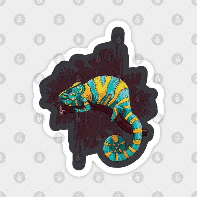 Chameleon Magnet by LusaDesign