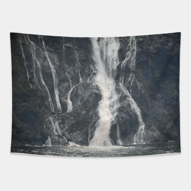 New Zeland Waterfalls Tapestry by BiscuitSnack