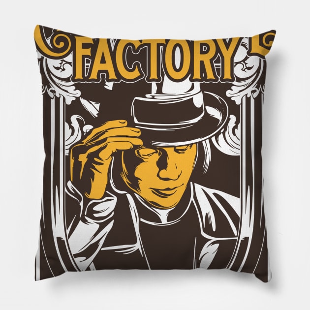 chocolate factory Pillow by garudadua