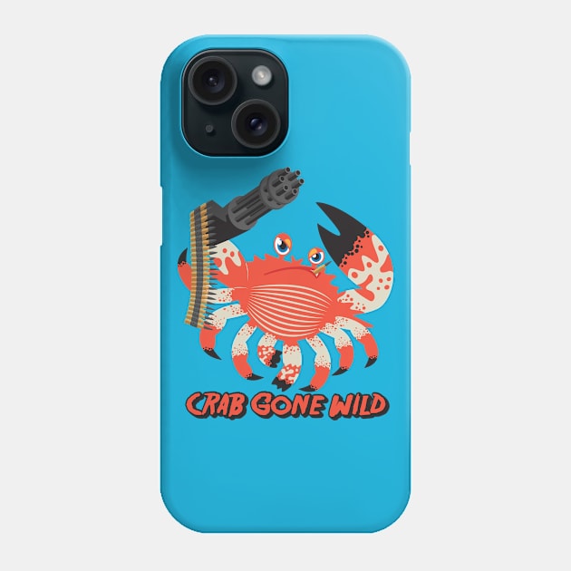 Crab Gone Wild - Funny Phone Case by andantino