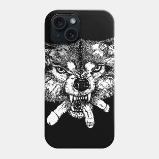 Hungry Like The Wolf (White Print) Phone Case