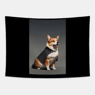 Caped Corgi Tapestry