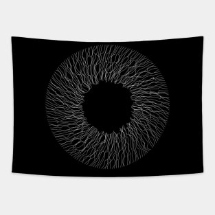 Iris - Minimalist Line Art Tapestry