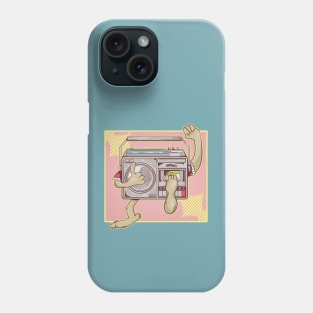 Eighties mono cassette player Phone Case