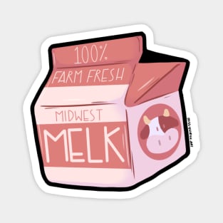 Farm Fresh Midwest Strawberry Melk Magnet