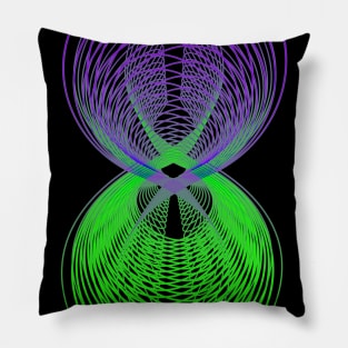 Galaxy abstract geometric futuristic Pillow