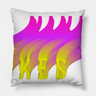 yikes,colorful Fun Pillow