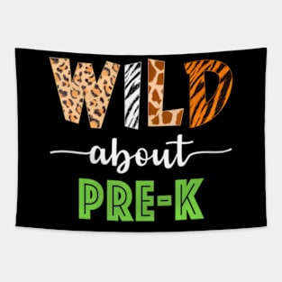 Wild About Pre K Teacher Student Pre K Zoo Tapestry