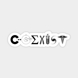 Coexist Science Magnet