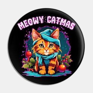 meowy catmas Pin