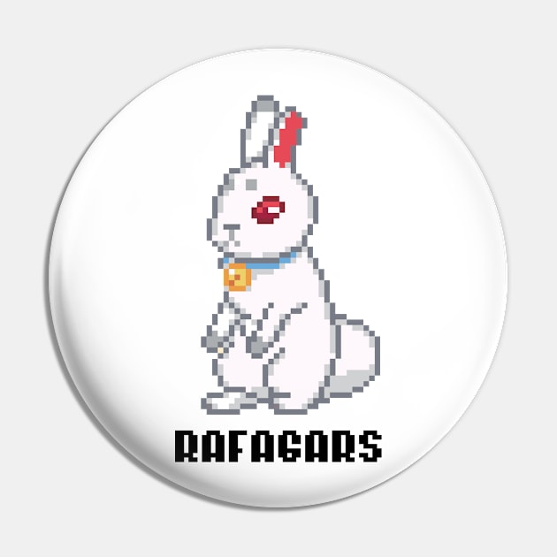 pixel bunny Pin by rafagars