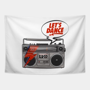 Boombox with Bolt Tapestry