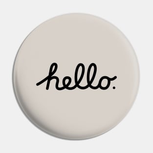 Hello Mac Pin