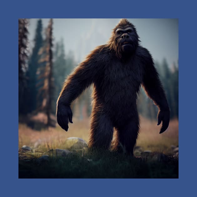 Sasquatch in Nature by Grassroots Green