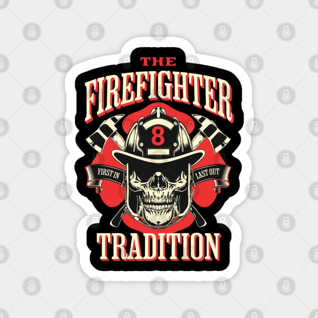 FireFighter Tradition Magnet by Farm Road Mercantile 