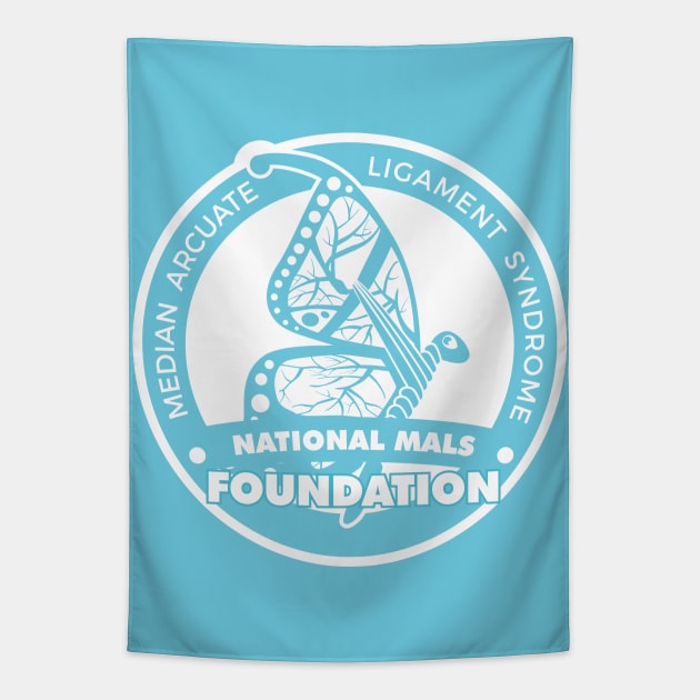 National MALS Foundation Butterfly Logo (Large & Filled) Tapestry by NationalMALSFoundation