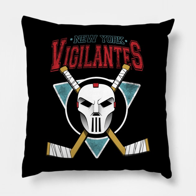 Go Vigilantes! Pillow by juanotron