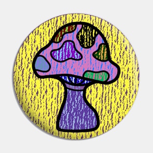 Old-School Shroom (type 3) Pin