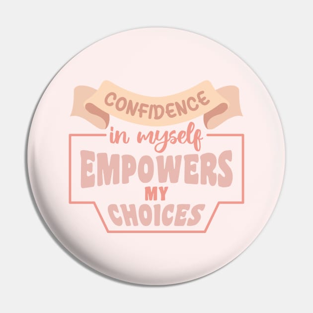 Confidence in Myself. Boho lettering motivation quote Pin by Ardhsells