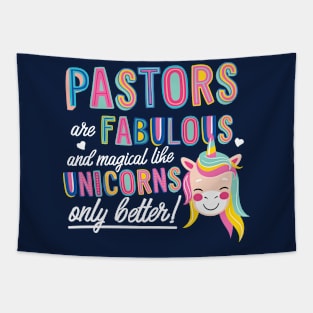 Pastors are like Unicorns Gift Idea Tapestry