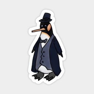 penguin in a suit Magnet