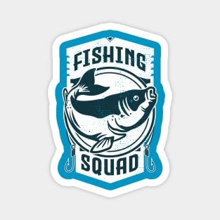 fishing squad Magnet