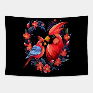 Cardinal Bird Mothers Day Tapestry