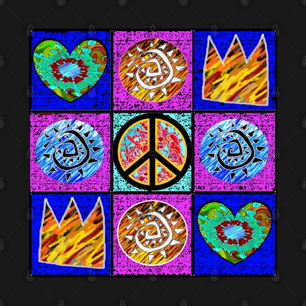 hearts, love and peace by LowEndGraphics