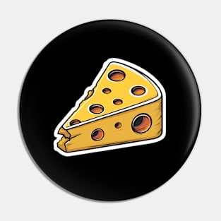 Cheese Lover's Delight - Gourmet Cheese Apparel Pin