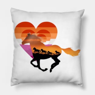 love heart design Pillow