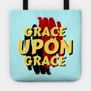 Grace Upon Grace | Christian Typography Tote