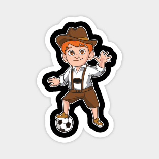 German Soccer Boy Germany Oktoberfest Futbol Magnet