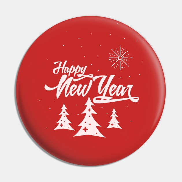 Happy New Year Pin by DenielHast