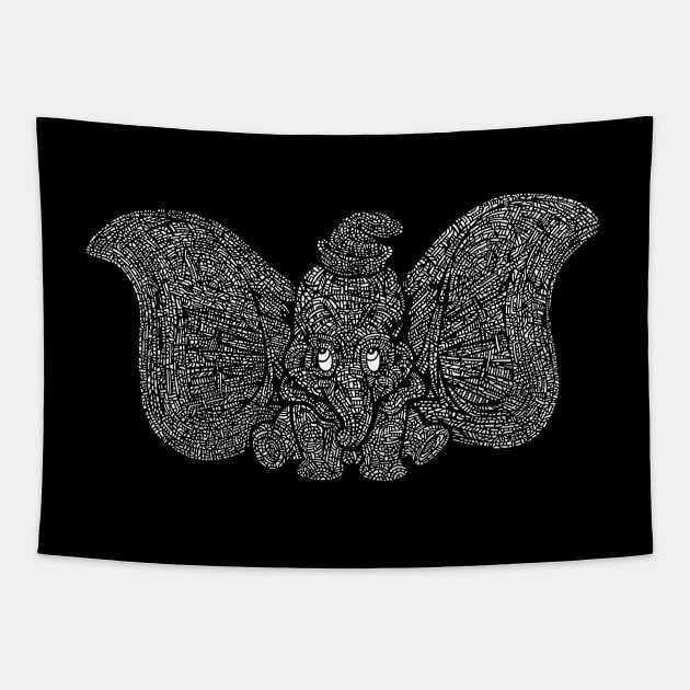 Dumbo Tapestry by JOHNF