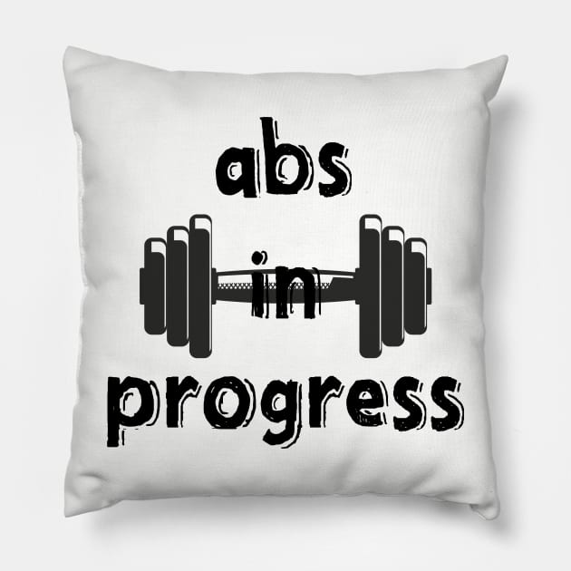 Abs In Progress Incomplete Pillow by Ras-man93